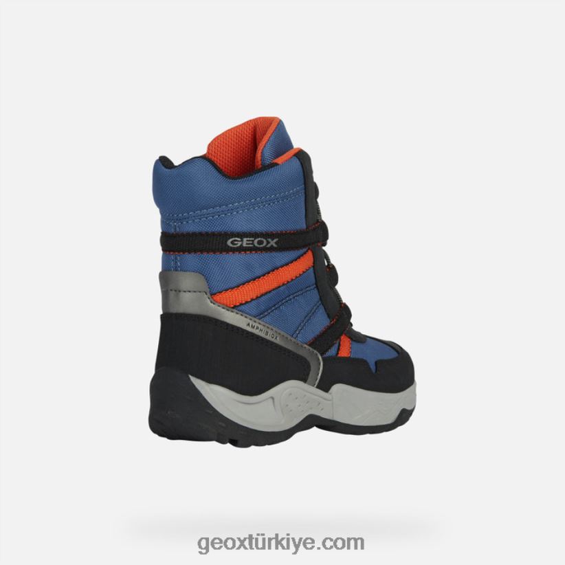 nöbetçi abx çocuğu hava/turuncu Geox B60TP61357