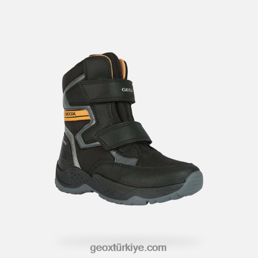 nöbetçi abx çocuğu siyah Sarı Geox B60TP61295