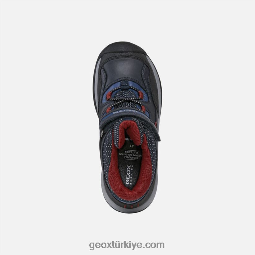 teram abx oğlan lacivert/koyu kırmızı Geox B60TP64