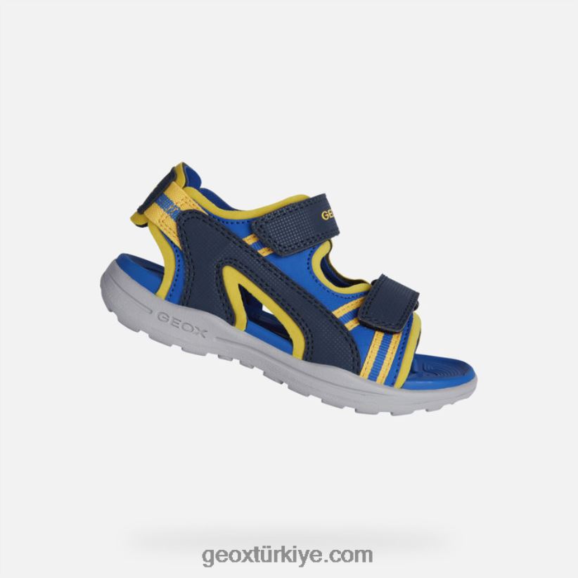 kibirli çocuk lacivert/sarı Geox B60TP61375