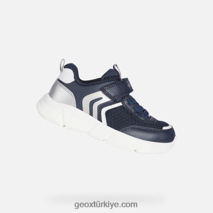 erkek çocuk lacivert/gümüş Geox B60TP61269