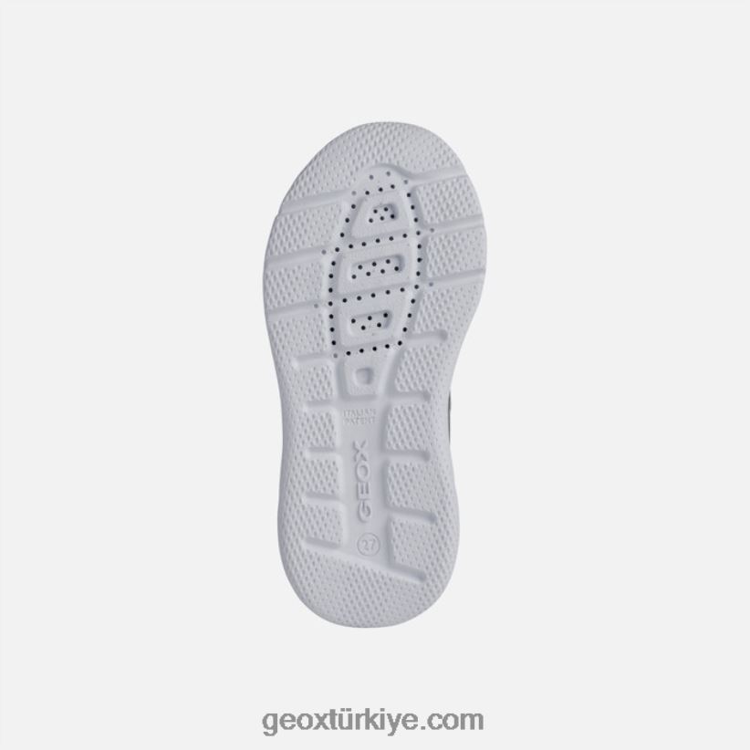 hızlı koşan çocuk lacivert/gümüş Geox B60TP61293