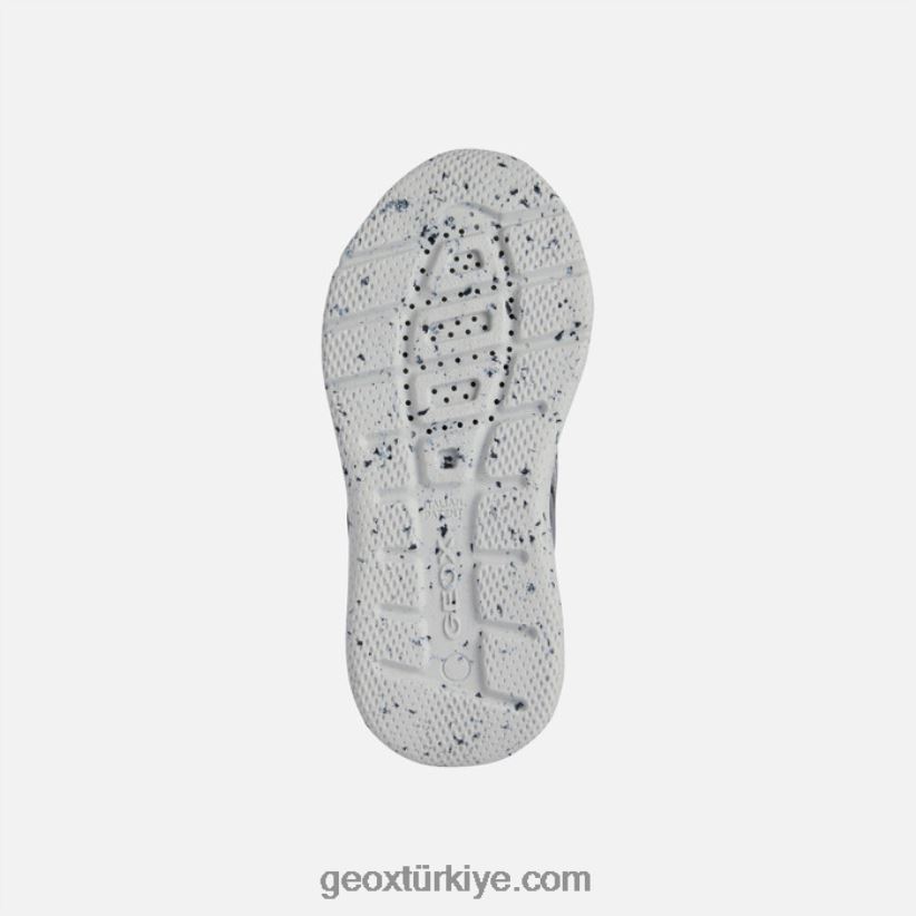 hızlı koşan çocuk turuncu/siyah Geox B60TP61289