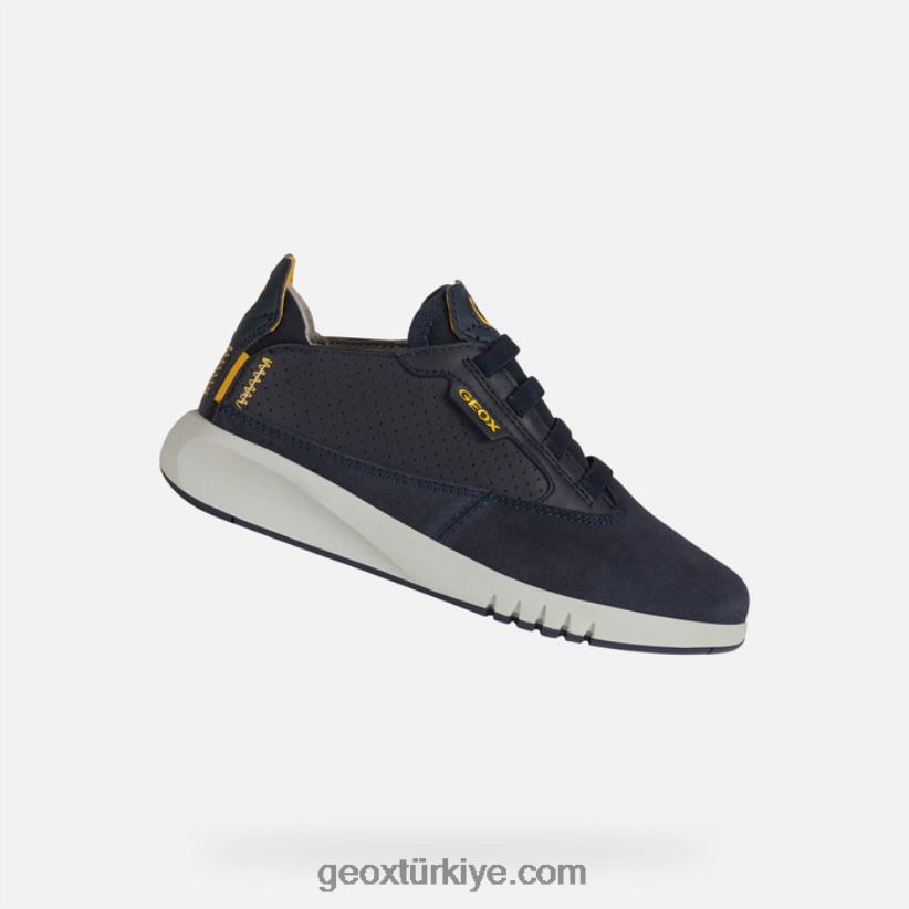 havacı çocuk lacivert/koyu sarı Geox B60TP61385