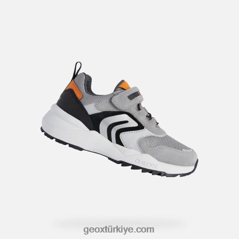 heevok çocuğu gri/turuncu Geox B60TP61360
