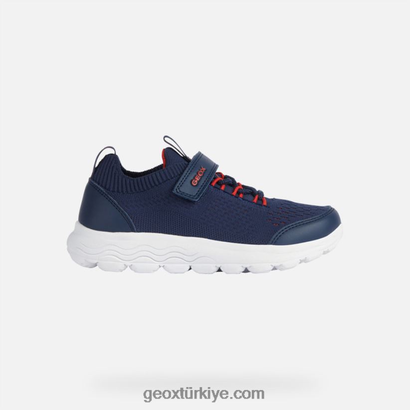 küre genç lacivert/kırmızı Geox B60TP61018