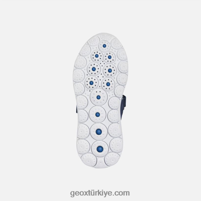 küre genç lacivert/kırmızı Geox B60TP61018