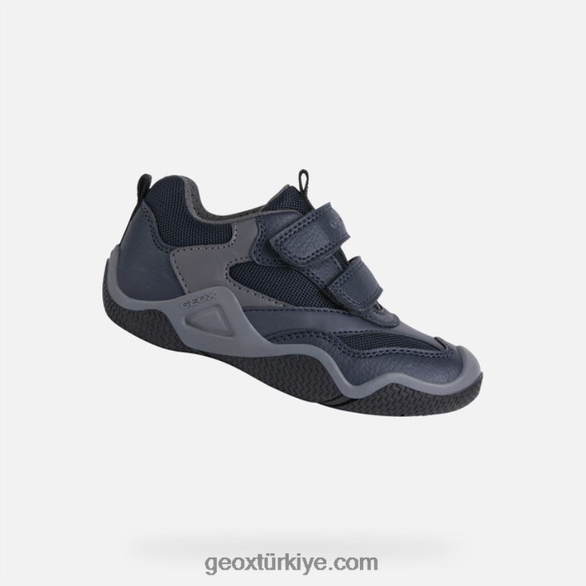 kuşlardıran çocuk lacivert/koyu gri Geox B60TP61999
