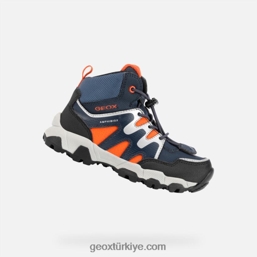 magnetar abx genç lacivert/turuncu Geox B60TP61032