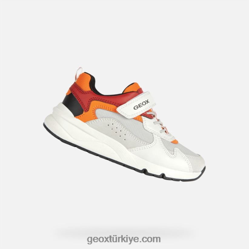 rooner çocuk Beyaz kırmızı Geox B60TP61976