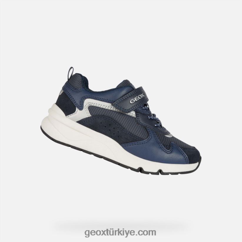 rooner çocuk lacivert/gümüş Geox B60TP61327