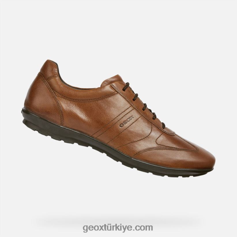 sembol adam kahverengi pamuk Geox B60TP61807