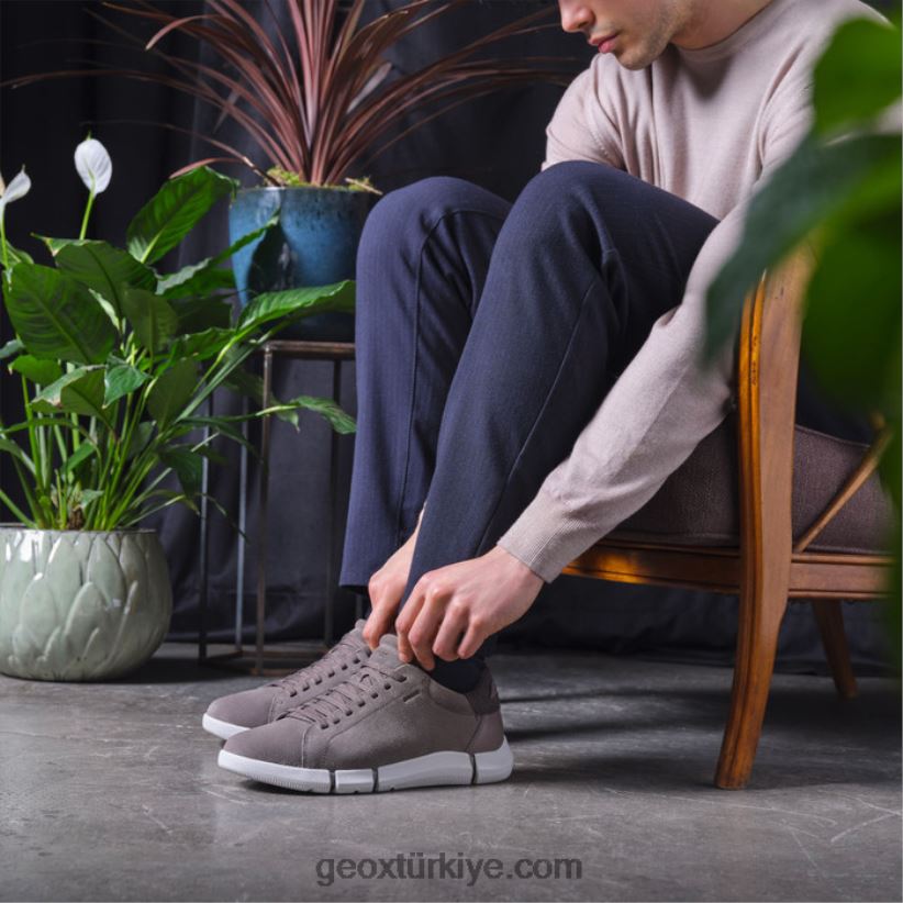 bağdaştırıcı adam güvercin grisi Geox B60TP6646