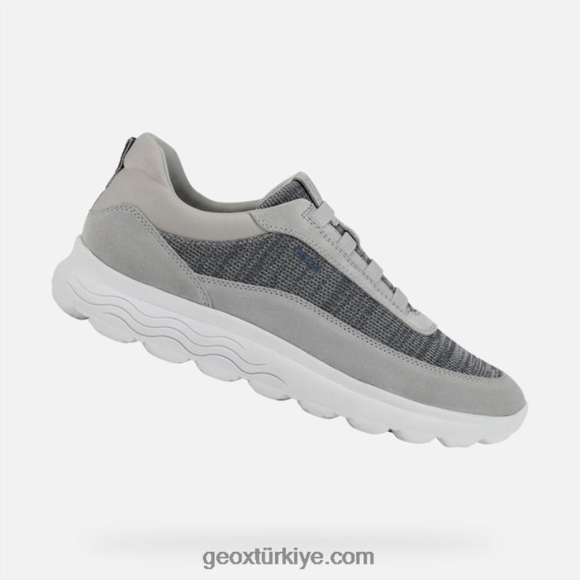 küresel adam açık gri Geox B60TP6900