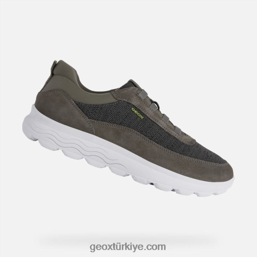 küresel adam açık zeytin yeşili Geox B60TP6901