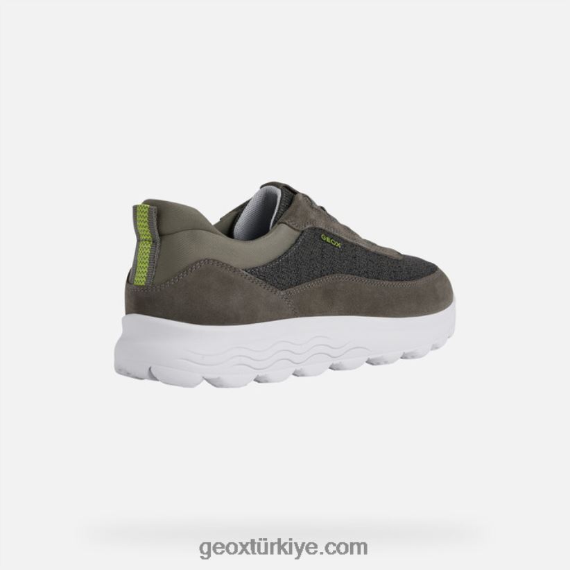 küresel adam açık zeytin yeşili Geox B60TP6901