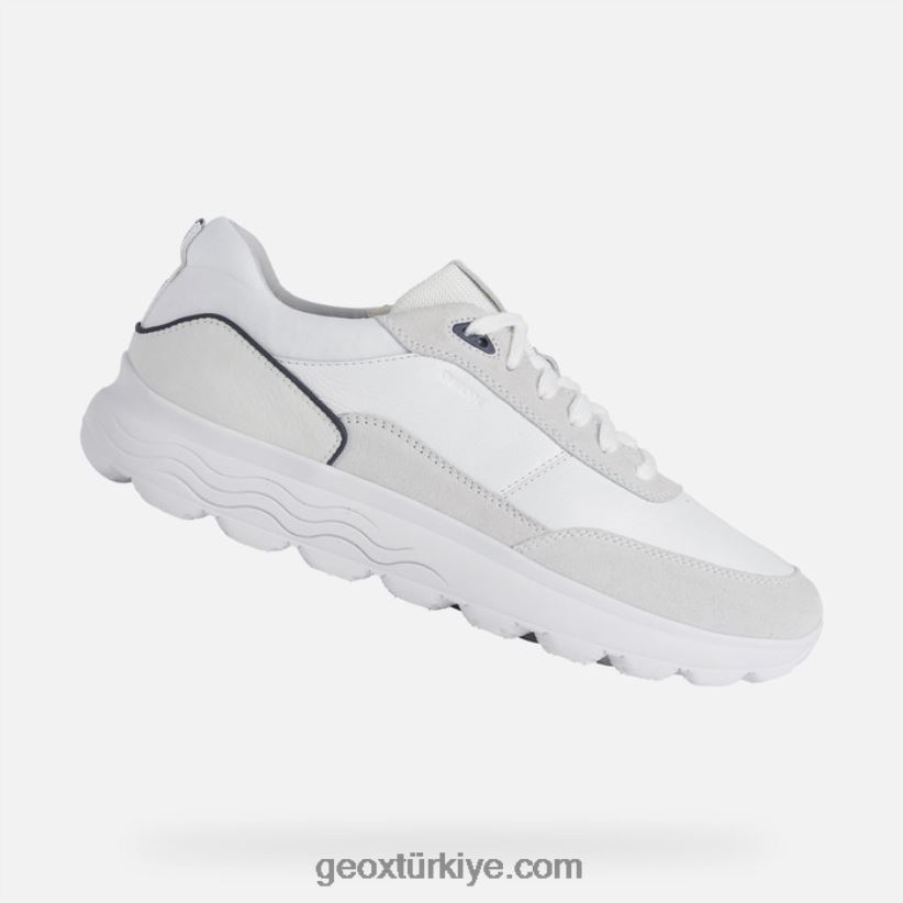 küresel adam beyaz/kırık beyaz Geox B60TP6696