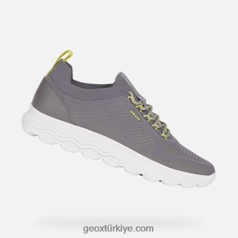 küresel adam koyu gri Geox B60TP6623