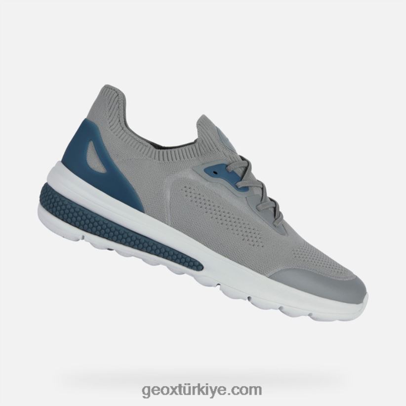 küresel aktif adam açık gri Geox B60TP61773