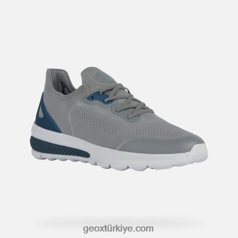küresel aktif adam açık gri Geox B60TP61773