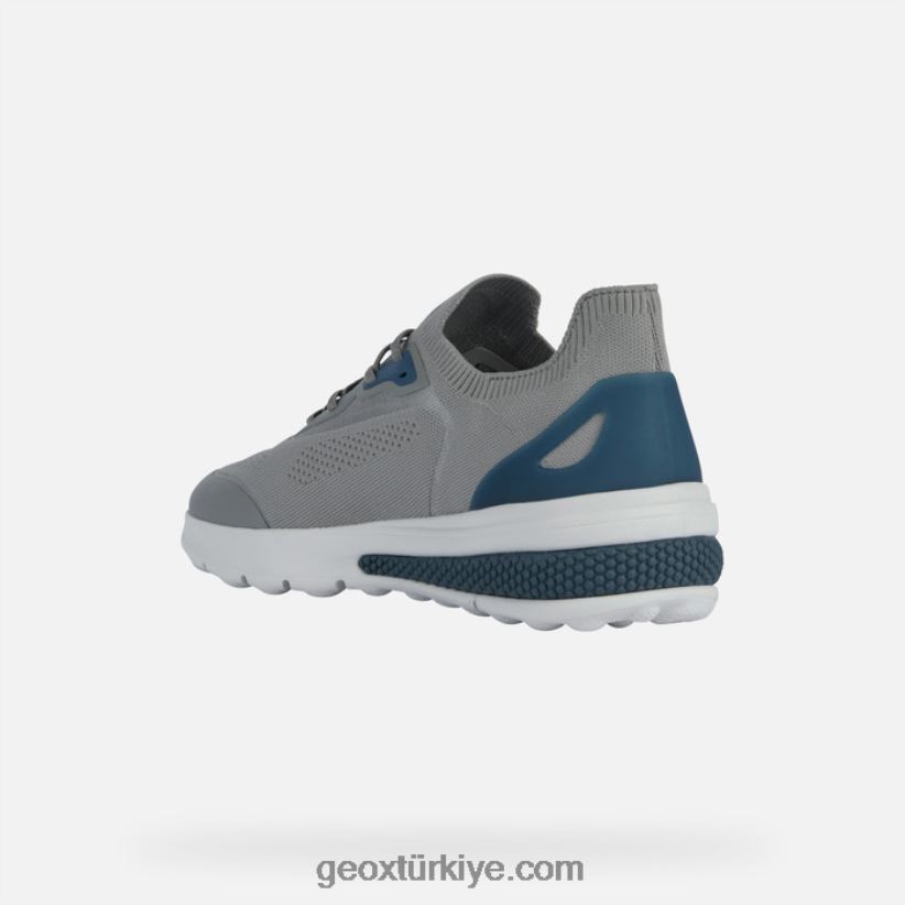 küresel aktif adam açık gri Geox B60TP61773