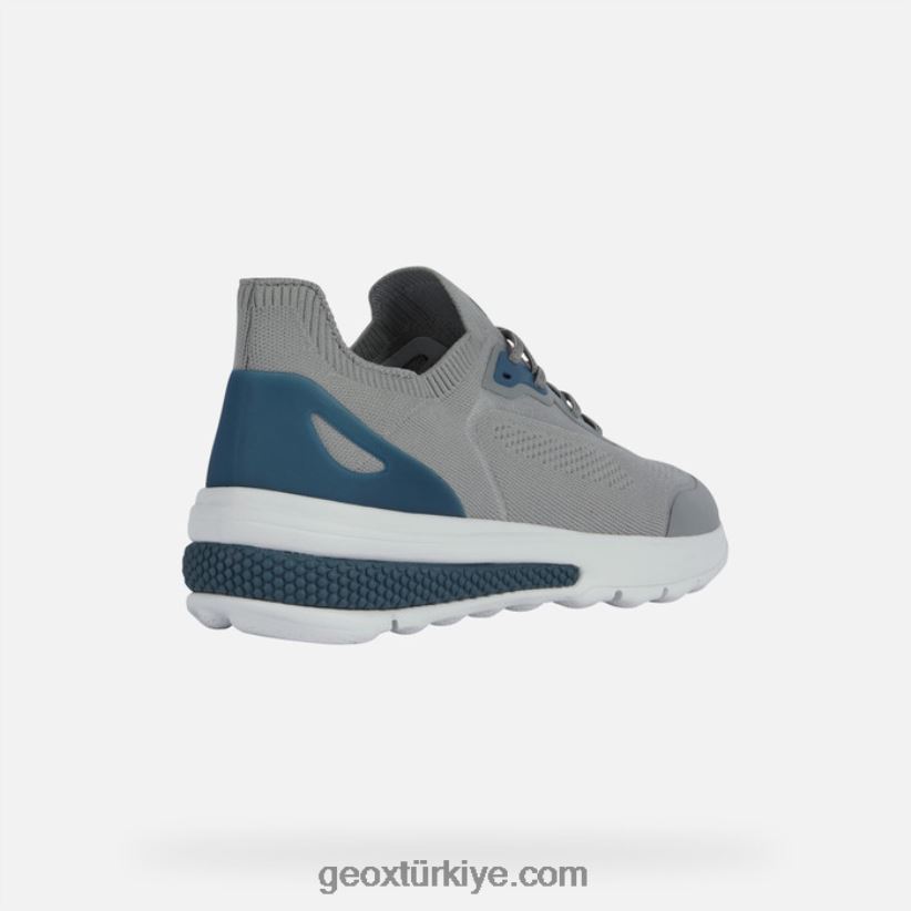 küresel aktif adam açık gri Geox B60TP61773