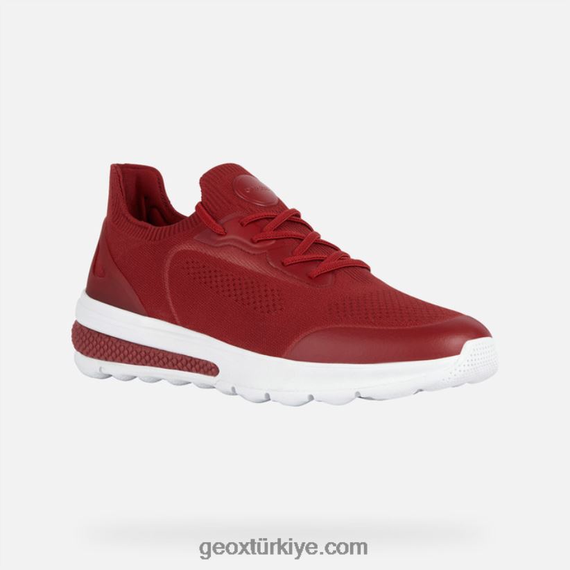 küresel aktif adam koyu Kırmızı Geox B60TP6637