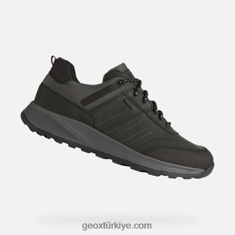 kara abx adam siyah/antrasit Geox B60TP6858
