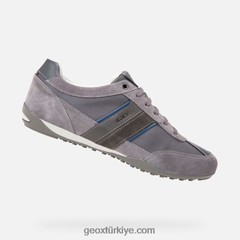 kuyu adamı koyu gri Geox B60TP61752