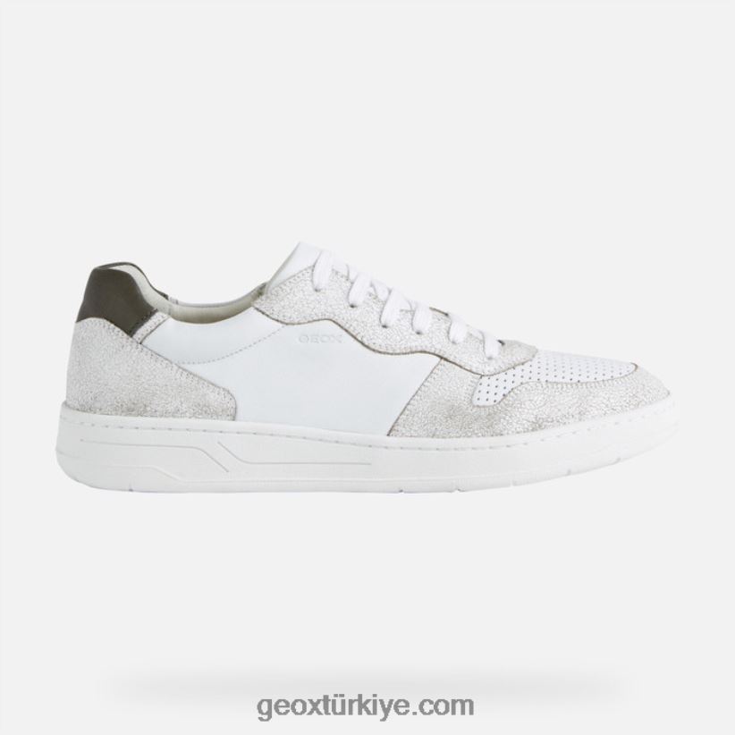 mıknatıs adam beyaz/açık zeytin yeşili Geox B60TP6784