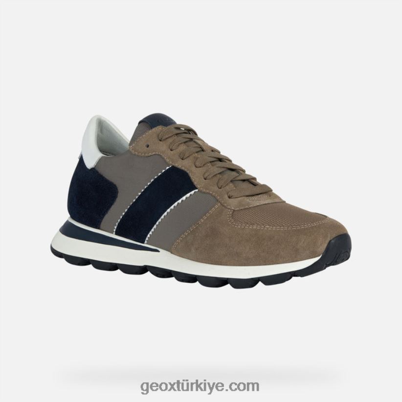 spherica vs serisi adam boz kahverengi/lacivert Geox B60TP6715