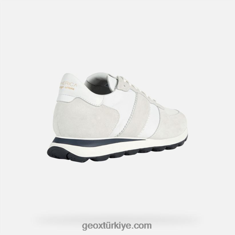 spherica vs serisi adam kırık beyaz/açık gri Geox B60TP61660