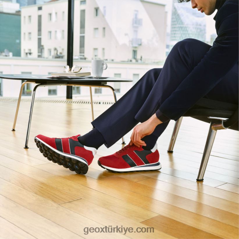 spherica vs serisi adam koyu kırmızı/lacivert Geox B60TP6772