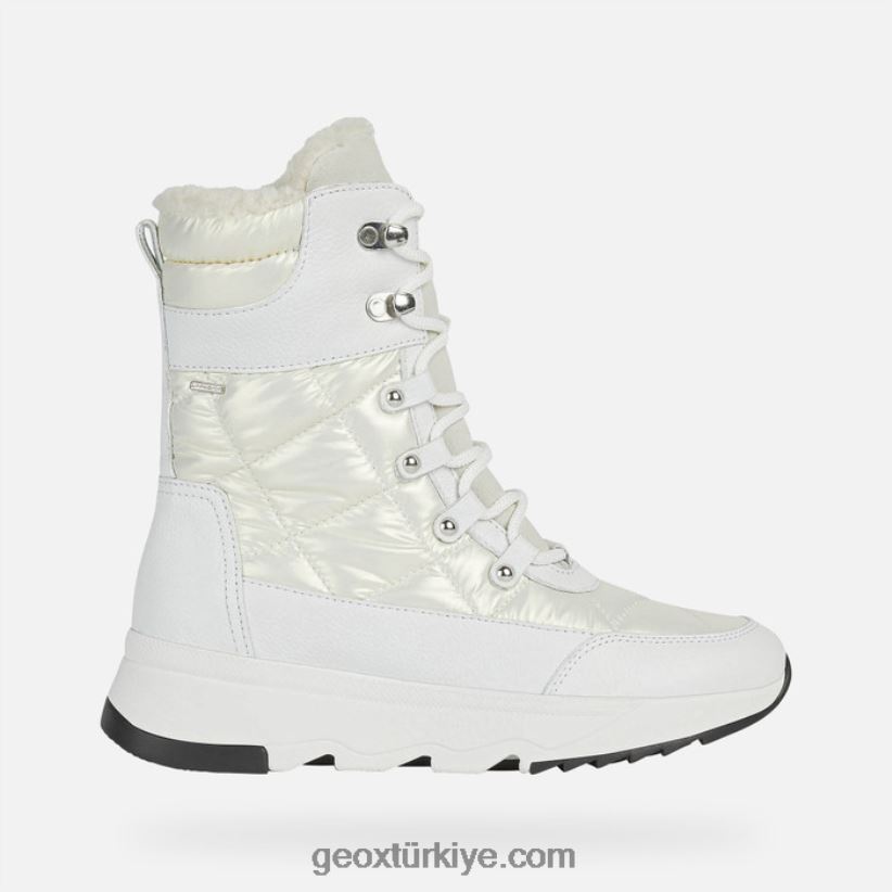falena abx kadın beyaz/kırık beyaz Geox B60TP6357