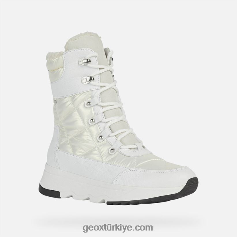 falena abx kadın beyaz/kırık beyaz Geox B60TP6357