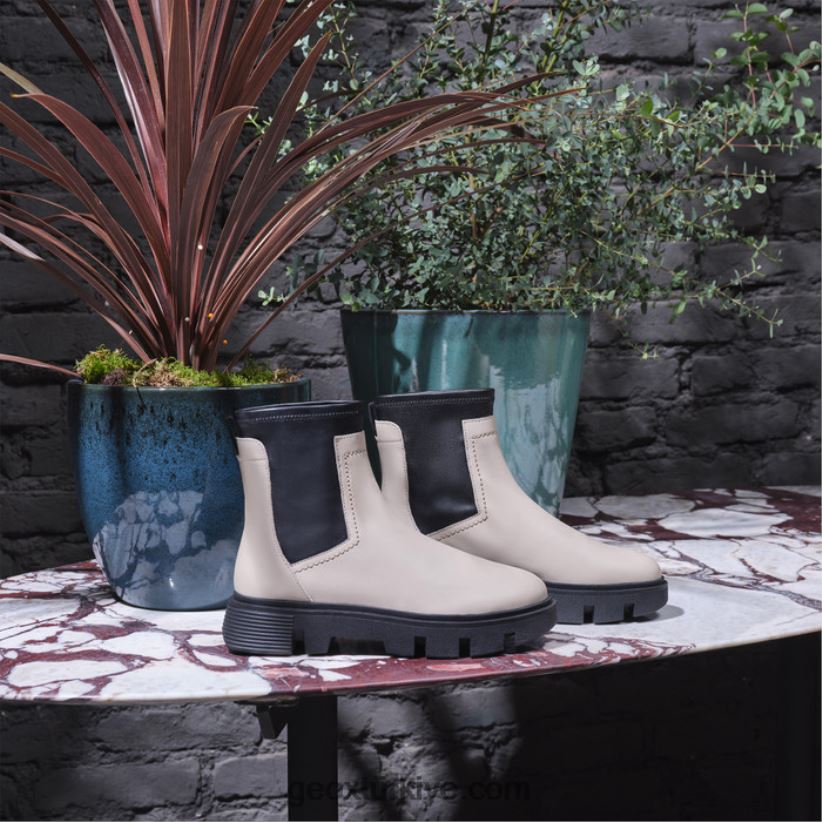 kötü kadın açık boz kahverengi/siyah Geox B60TP6255