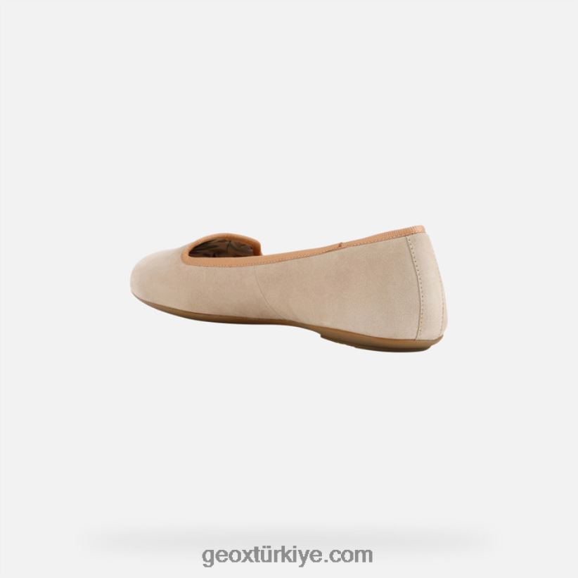 Palmiye kadını açık kahverengi/koyu ten Geox B60TP6445