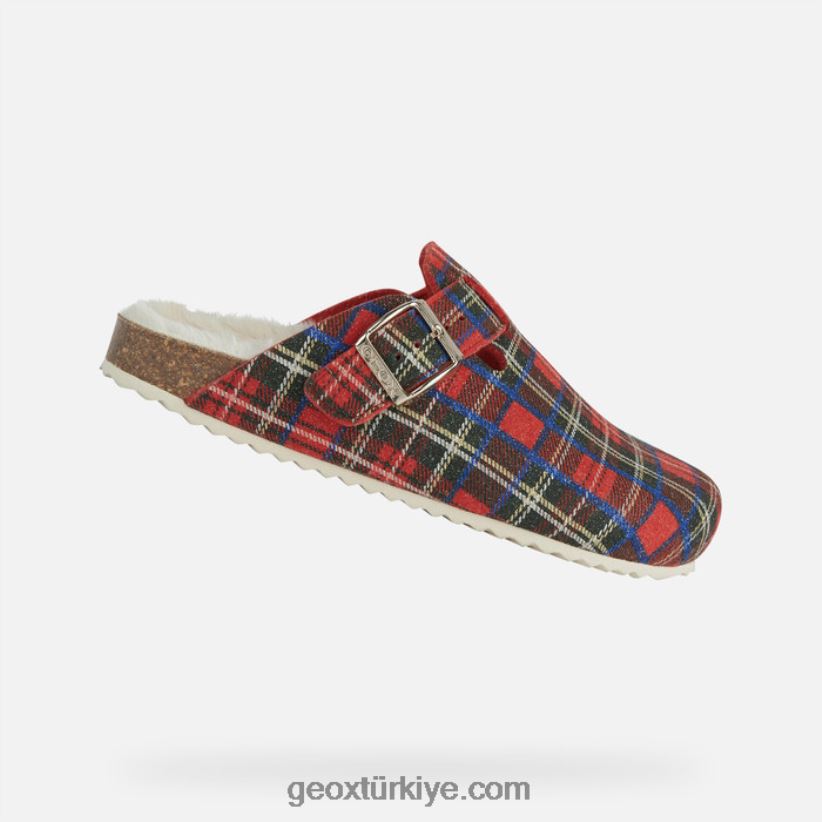 brionia kadın koyu kırmızı/kırmızı Geox B60TP6112