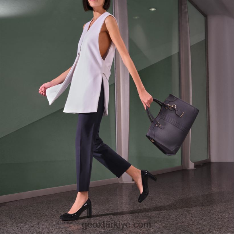 yürüyüş keyfi 85 kadın siyah Geox B60TP6298