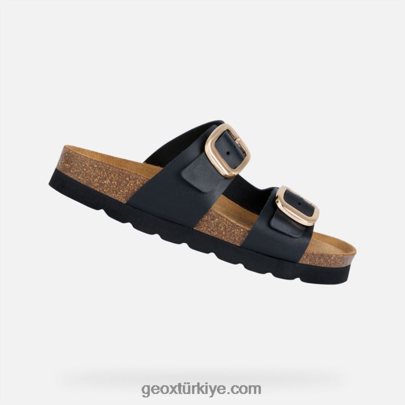 brionia yüksek kadın siyah Geox B60TP61701