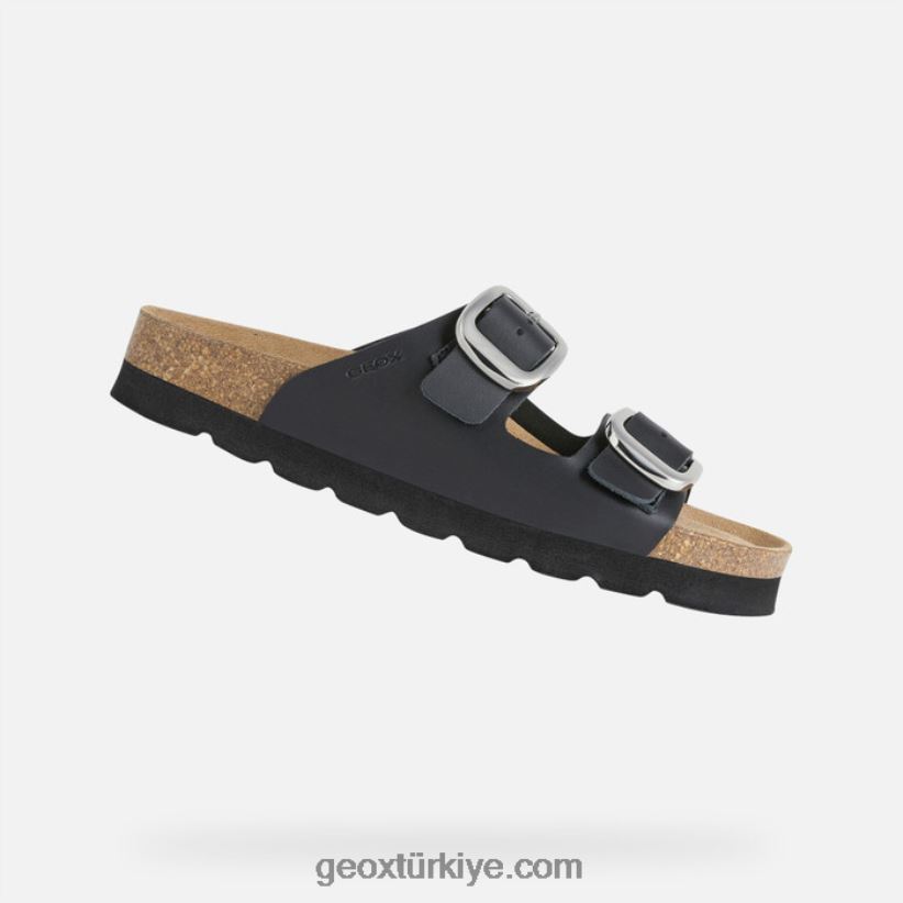 brionia yüksek kadın siyah Geox B60TP6558