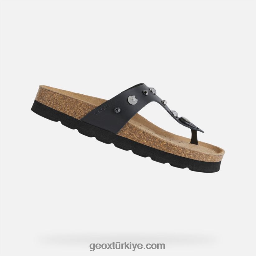 brionia yüksek kadın siyah Geox B60TP6602