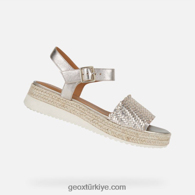 eolie kadın Şampanya Geox B60TP6455