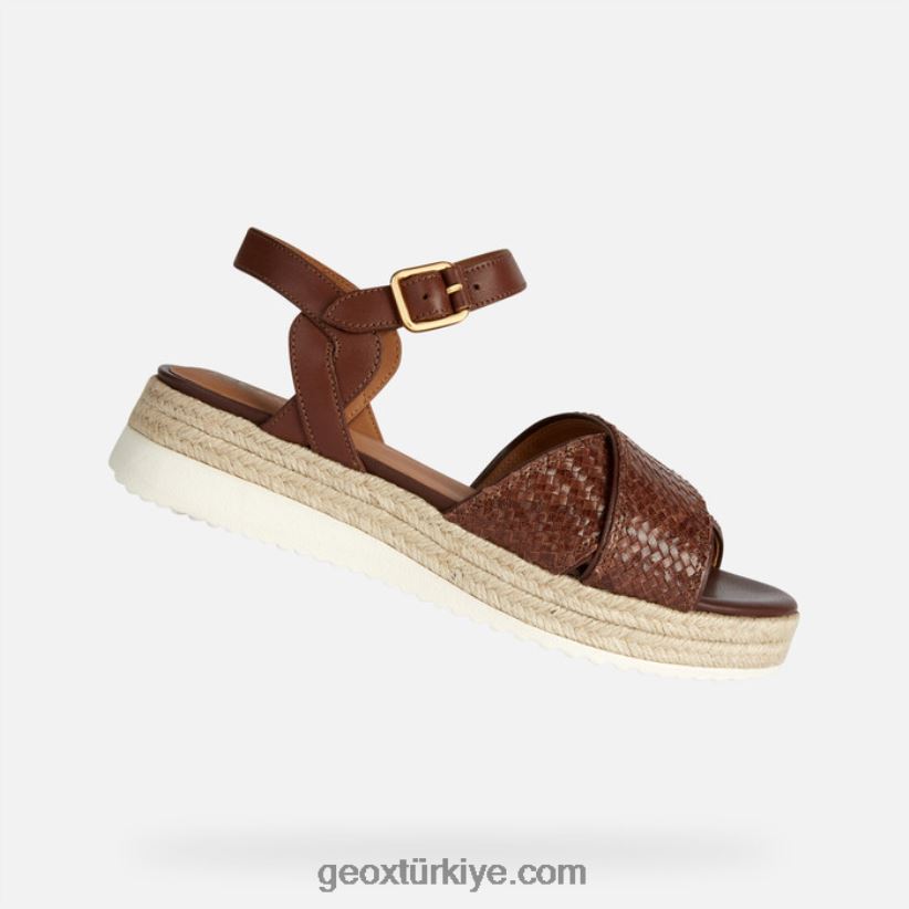 eolie kadın kahverengi Geox B60TP6168