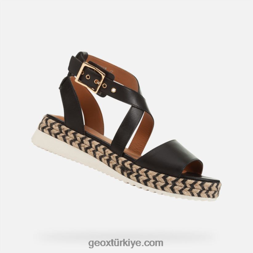 eolie kadın siyah Geox B60TP6200