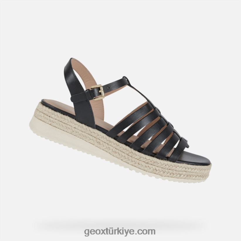 eolie kadın siyah Geox B60TP6531