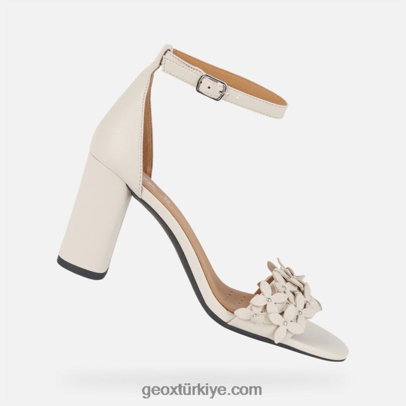 eriklia yüksek kadın krem Geox B60TP6499