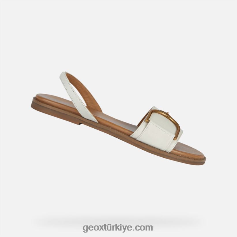 güzel kadın Beyaz kapalı Geox B60TP6150