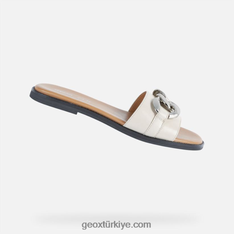 güzel kadın krem Geox B60TP6367