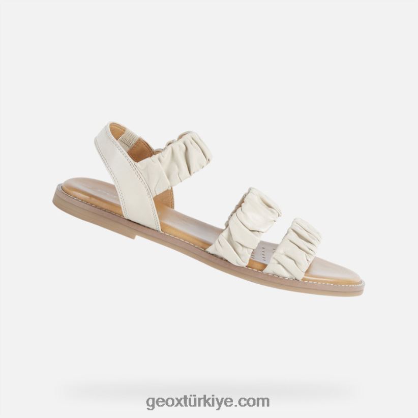 güzel kadın krem Geox B60TP6434